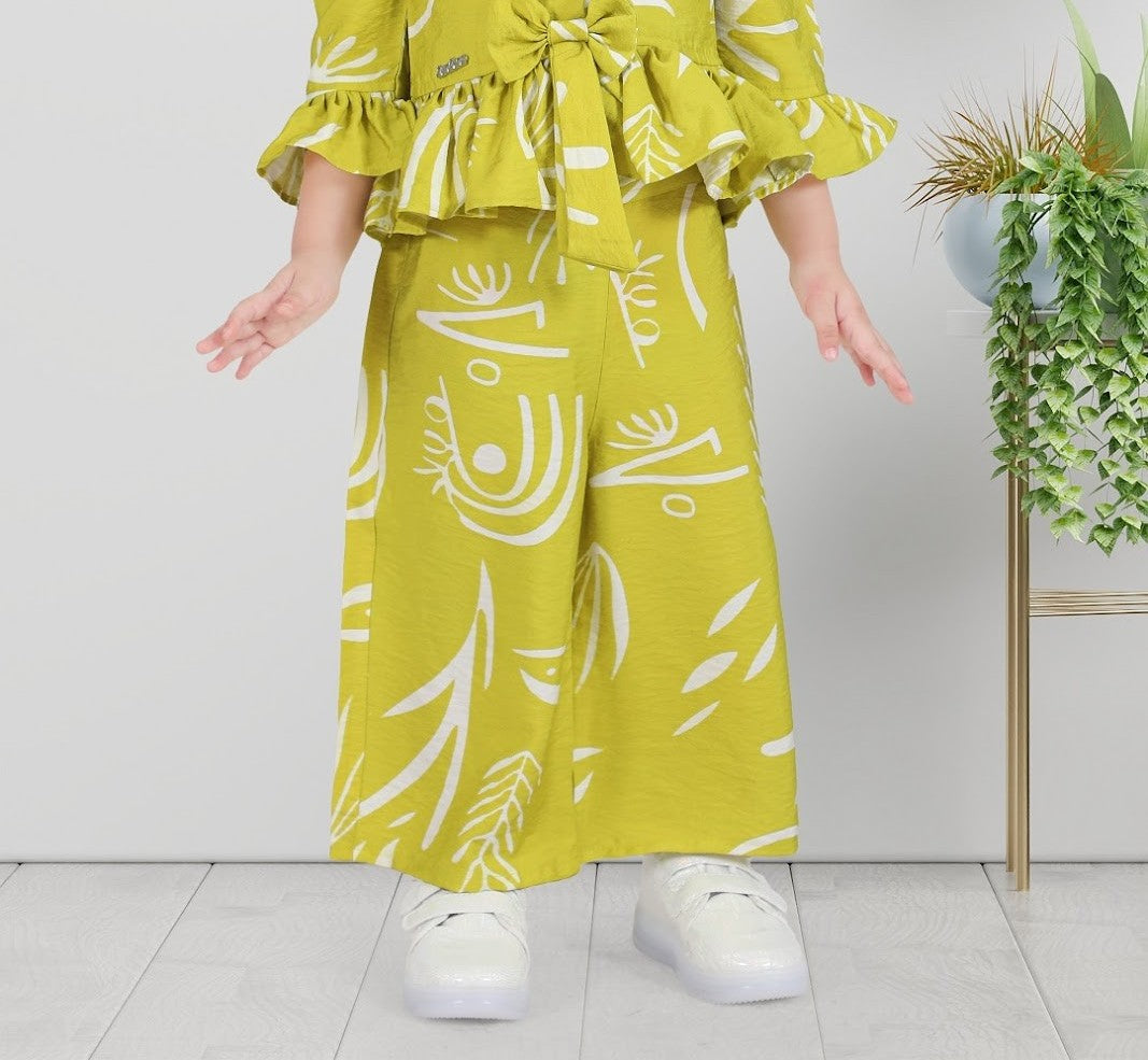 Lime Green Princess Bow Celebration Maxi Set