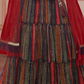 Black & Red Girls’ Ethnic Embellished Lehenga Set