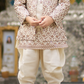 Chiku Boys’ Embroidered Festive Jacket & Kurta Set 2778 black