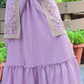 Lavender Grace Ethnic Lehenga Set For Girls