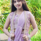 Lavender Grace Ethnic Lehenga Set For Girls