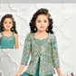 Teal Glam Party Palazzo Set