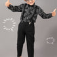 Black & White Glam Suspender Party Set