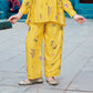Yellow Floral Celebration Co-Ord Set