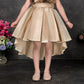 Gold Princess 3D Flower Party Dress