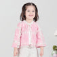 Pink & White Glam Lace Palazzo Set