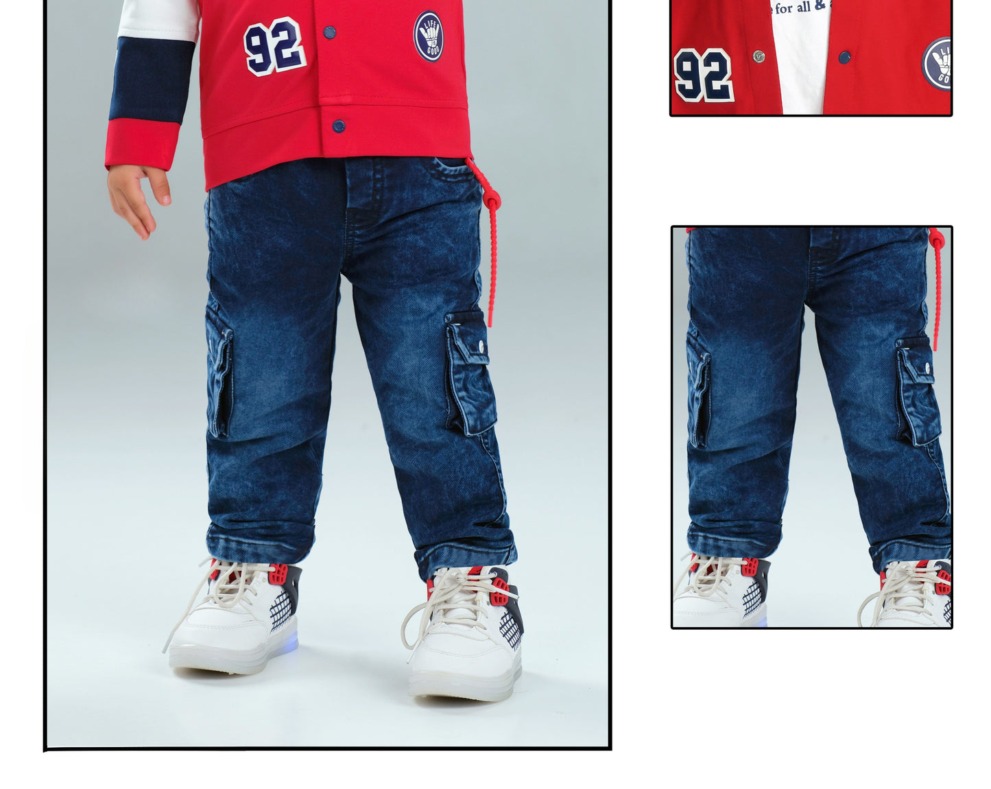 Red & Blue Varsity Celebration Jacket Set