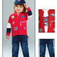 Red & Blue Varsity Celebration Jacket Set