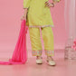 Yellow Floral Princess Sharara Set