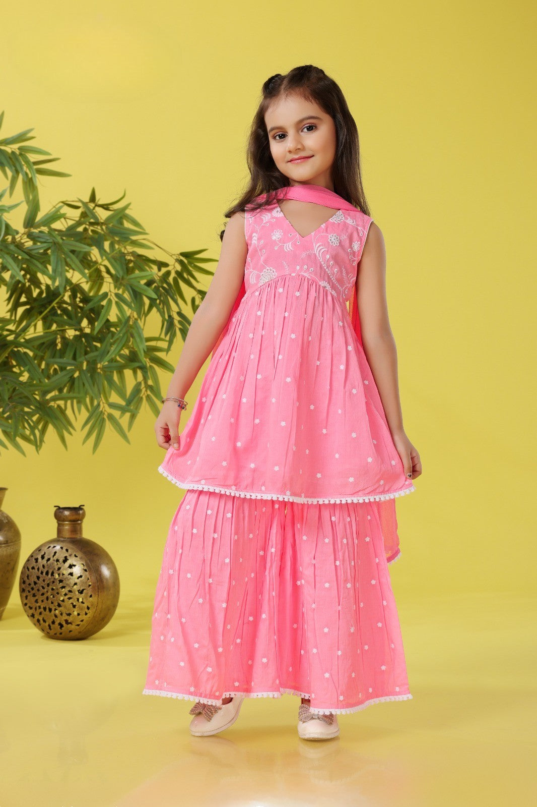 Pink Princess Glam Tiered Party Dress