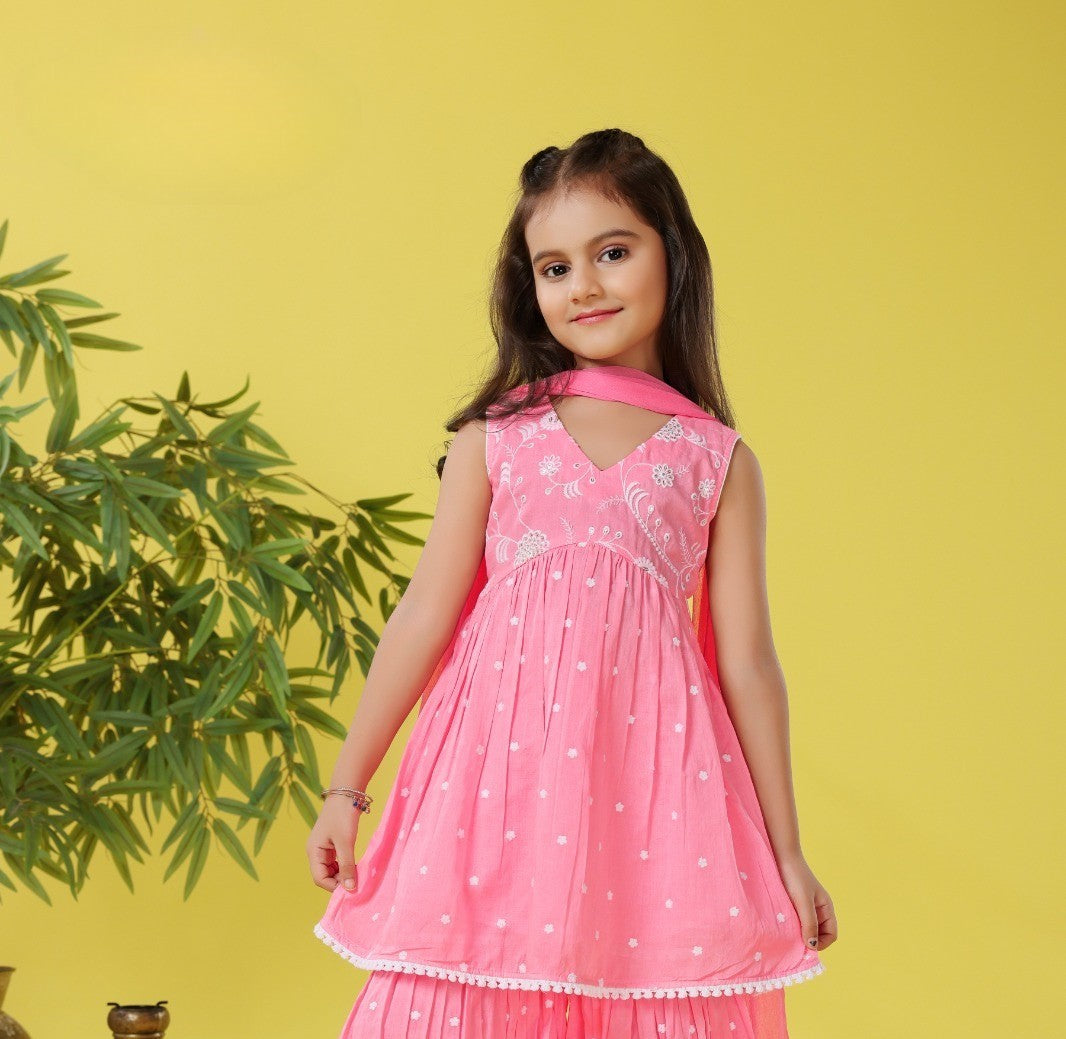 Pink Princess Glam Tiered Party Dress