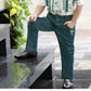 Green Tribal Print Suspender Party Set