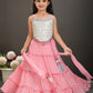 Pink Sparkle Princess Party Gown