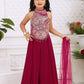 Wine Princess Glam Palazzo Set