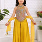 Yellow Princess Glam Palazzo Set