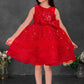 Red Sparkle Princess Party Dress