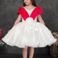 White & Pink Princess Celebration Party Dress
