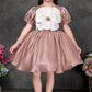 Rose Gold Princess Blossom Party Dress