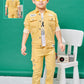 Yellow Adventure Boys Cargo Jacket Set