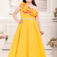 Yellow Princess Blossom Celebration Gown