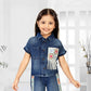 Blue Denim Boho Fringe Celebration Co-ord Set