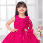 Rani Pink Petal Party Dress with Statement Bow