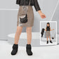 Black & Gold Metallic Co-ord Party Set for Girls