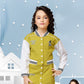 Mustard Varsity Jacket & Skirt Co-ord Set for Girls