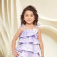 Lavender Girls’ Layered Ruffle Party Dress