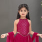 Magenta Princess Celebration Halter Gown