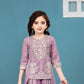 Lavender Celebration Embroidered Sharara Set