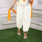 Cream & Multicolor Glam Party Dhoti Set