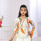 Cream & Multicolor Glam Party Dhoti Set