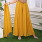 Mustard Yellow Princess Glam Palazzo Set
