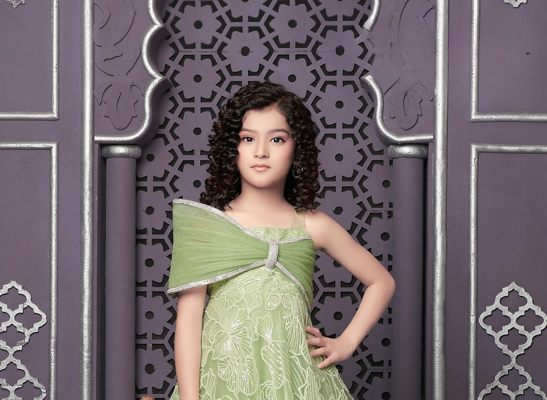 Light Green Princess Celebration Gown