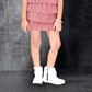 Pink Glam Ruffle Layered Party Dress for Girls