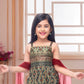 Mehendi Green Mughal Jumpsuit with Dupatta