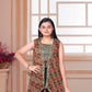 Boho Emerald Layered Palazzo Set