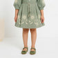Sage Green Princess Embroidered Blazer Dress
