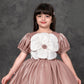 Rose Gold Princess Blossom Party Dress