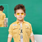 Yellow Adventure Boys Cargo Jacket Set