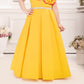 Yellow Princess Blossom Celebration Gown