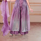 Lavender Stardust Layered Pallazo Set