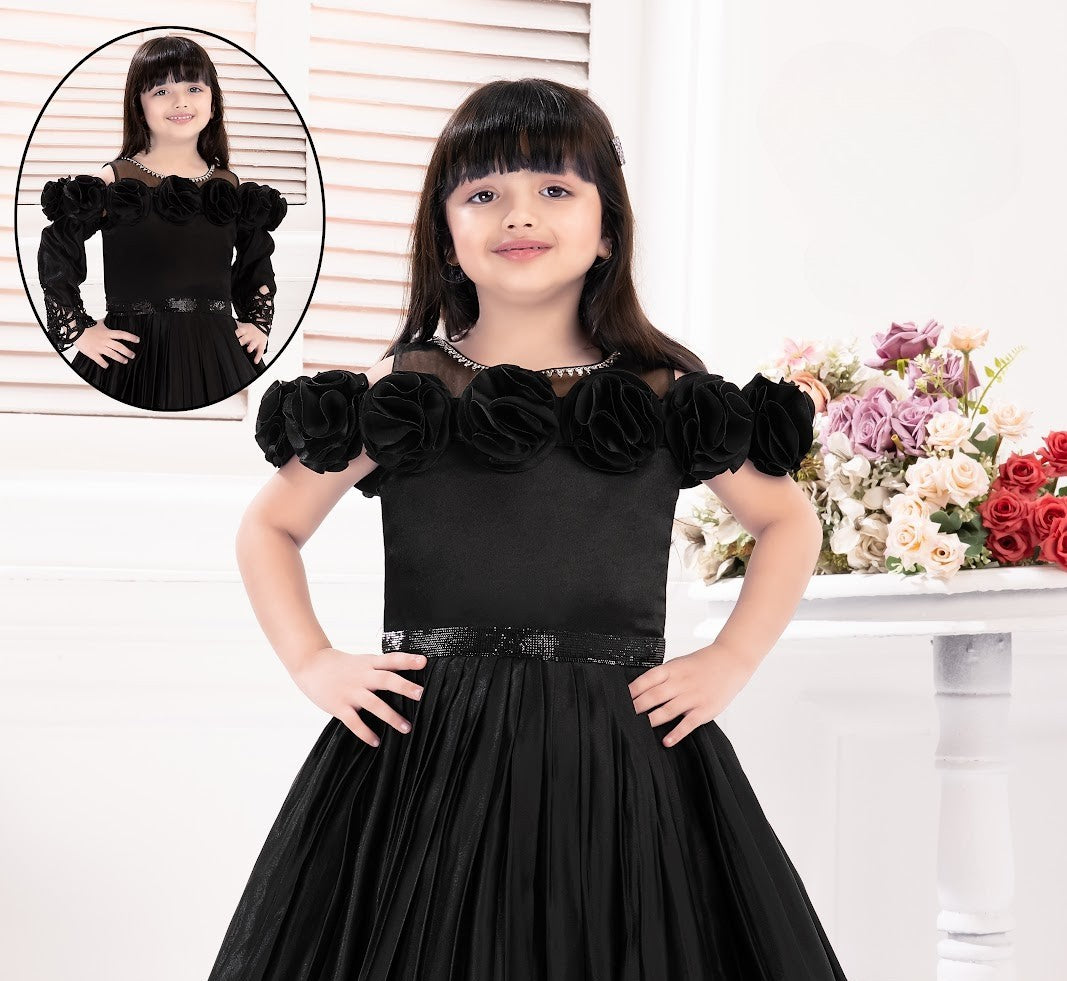 Black Rose Princess Ball Gown