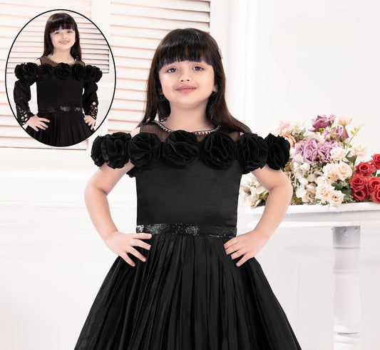 Black Rose Princess Ball Gown
